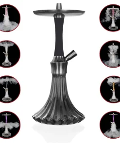 Alternative view of Aladin Epox 360 Shisha – Black Everything