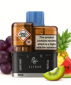 Alternative view of Elfbar Dual 10000 Pods – Shisha Edition 20mg