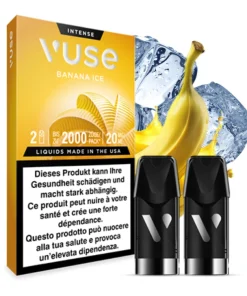 VUSE Pods 2000 Puffs – Banana Ice 20mg I 2er Pack