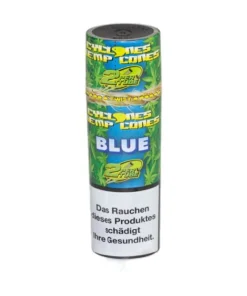 Alternative view of Cyclones Hemp Blunt – Blue 2 in 1 Tube