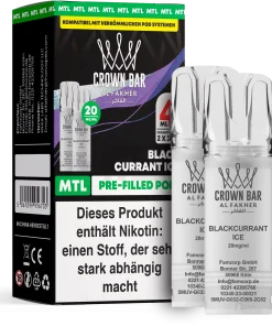 Alternative view of Al Fakher – Prefilled Pods – MTL – 2ml – 2er Pack – Blackcurrant Ice – 20mg