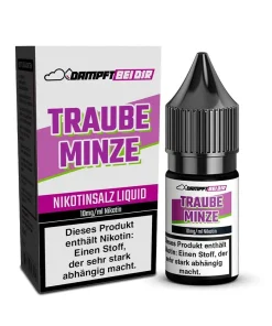 dampftbeidir 10ml Nikotinsalz Liquid – Traube Minze