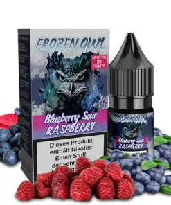 Alternative view of Frozen OWL Blueberry Sour Raspberry Nikotinsalz Liquid