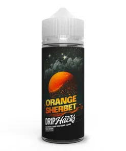 Drip Hacks – Orange Sherbert (Longfill, 120 ml, Fruchtig, Dessert)