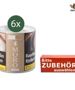 Moro Feinschnitttabak Authentic 6 x Dose mit wählbarem Zubehör