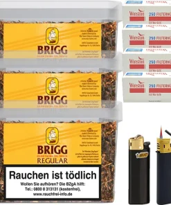 Brigg Regular 3 x Eimer mit 1000 Extra Size Hülsen