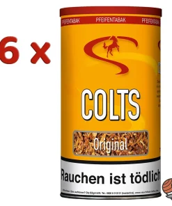 6x Colts Original Pfeifentabak à 170g Dose