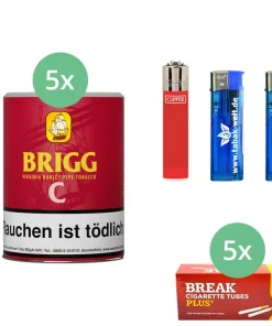 Alternative view of Brigg Cherry 5 x 155g mit 1000 Plus Hülsen