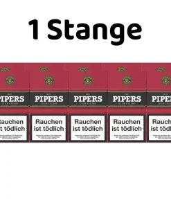 1 Stange Pipers Club Cigars Red (Cherry) – 10x 10 Zigarren