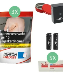 Alternative view of Benson und Hedges Tabak 3 x Beutel mit 1000 King Size Hülsen