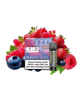 Alternative view of ELF BAR – ELFA Prefilled Pod (2 Stück) Mixed Berries 20 mg/ml