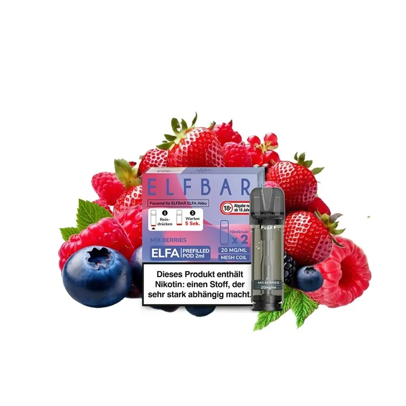 ELF BAR – ELFA Prefilled Pod (2 Stück) Mixed Berries 20 mg/ml – Bild 2