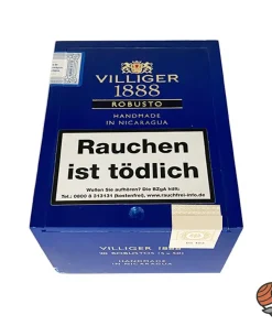 Villiger 1888 Nicaragua Robusto Zigarren 20er Holzkiste