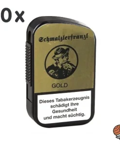 Alternative view of 10 x Bernard Schmalzlerfranzl Gold 10g Dose Schnupftabak