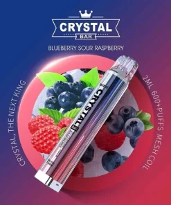 SKE Crystal Bar 600 – Blueberry Sour Raspberry – Einweg Vape