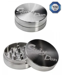 Black Leaf Edelstahl Grinder „Steely Dan“ Ø 38,6 mm 2-teilig
