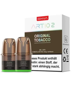 2x OXVA ARTIO 2 Einweg Pod – Original Tobacco – 8mg Nikotinsalz 2ml