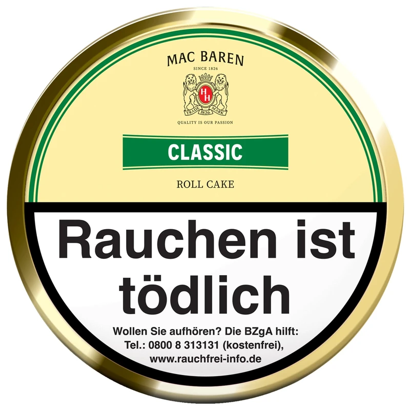 MAC BAREN Pfeifentabak Classic Roll Cake 100g