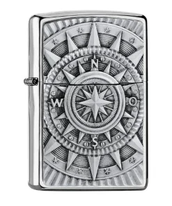 Alternative view of Feuerzeug ZIPPO Compass Emblem