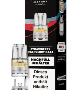 Alternative view of Al Fakher Mini 3K Pod – Strawberry Raspberry Razz – 20mg Nikotingehalt
