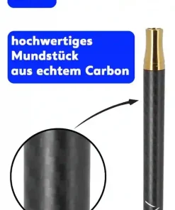 AO Carbon Schlauchset Matt Schwarz Edelstahl 18/8 (Rose Gold)