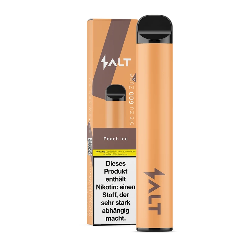 Salt Switch Peach Ice 20mg/ml Einweg E-Zigarette – Bild 2
