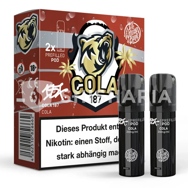 187 Strassenbande Pods E-Zigarette – Cola 187 – 2er Pack