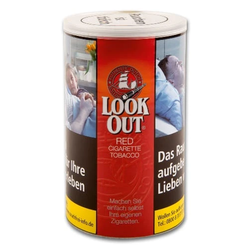 Zigarettentabak Look Out Red American Blend Volumen 150 Gramm – Bild 2