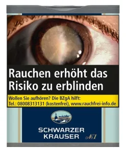 DOSE Zigarettentabak Schwarzer Krauser No.1 65 Gramm