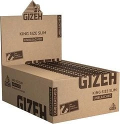 Alternative view of Display GIZEH UNBLEACHED KING SIZE SLIM 50 x 34