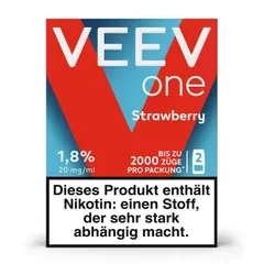 Alternative view of E-Shisha VEEV ONE PODS STRAWBERRY