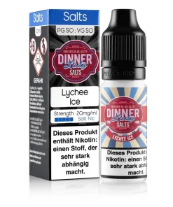Dinner Lady – Salts – Lychee Ice – Nikotinsalz Liquid – 10ml – 20mg/ml