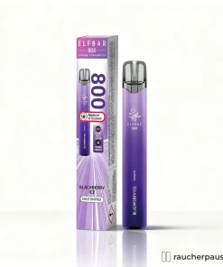 ELFBAR 800 Einweg-Vape – Blackberry Ice 0mg Nikotinfrei | Intensives Fruchtaroma & Turbo-Modus für max. Dampfgenuss