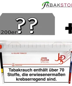 1x John Player Tabak 100g | 1x Zufällig 200er Hülsen