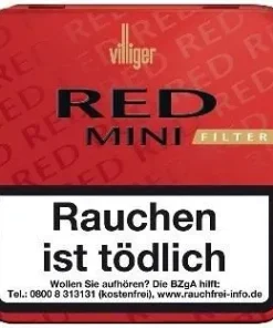Alternative view of Villiger Red Mini Zigarillos mit Filter (20 Stück)