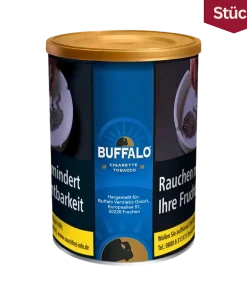 Alternative view of Buffalo Blue Halfzware Tabak Feinschnitt Dose (140g)