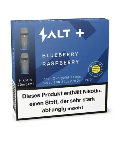 Alternative view of Salt Plus Blueberry Raspberry Pod E-Zigarette Vape Liquid (2x2ml)