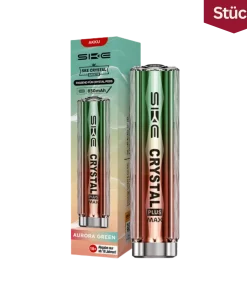 Alternative view of SKE Crystal Plus Max Akku Vape Gerät Aurora Grün 850 mAh