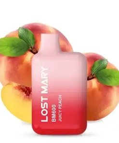 Alternative view of Lost Mary Juicy Peach/Peach Ice – 20 mg/ml