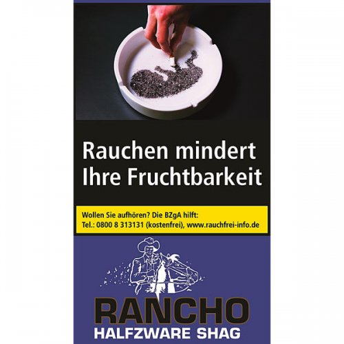 Rancho Tabak Halfzware Shag 40g Päckchen Feinschnitt – Bild 2