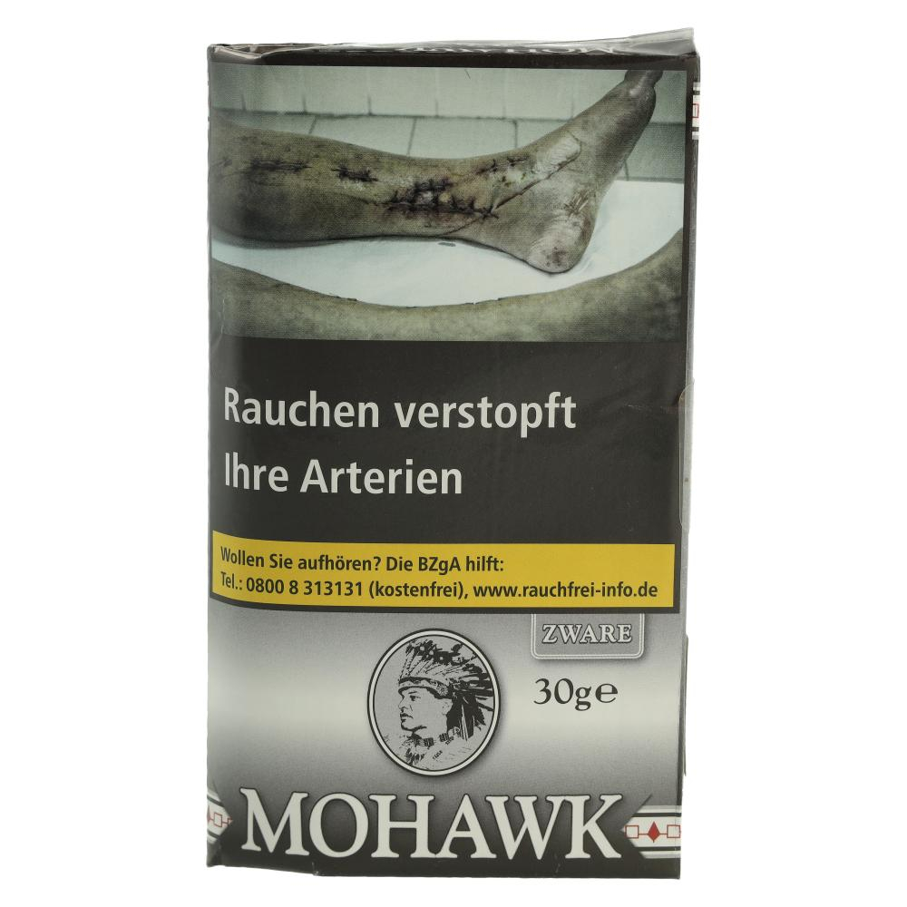 Mohawk Tabak Zware Shag 30g Päckchen Feinschnitt – Bild 2