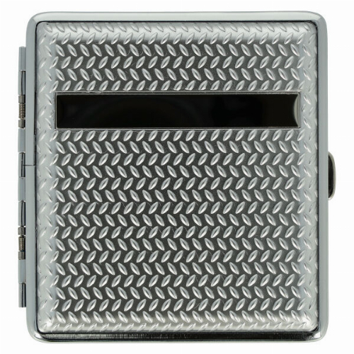 Angelo Zigaretten Etui Riffelblech Silber – Bild 2
