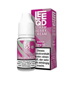 Alternative view of LEEQD Liquid Crazy Strawberry Cream 10ml 6mg