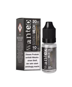 Wanted Overdosed Nikotinsalzliquid Schokomilch 20mg