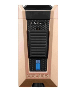Colibri Zigarren-Feuerzeug Stealth II Rosegold/Schwarz Jetflame 3-flammig