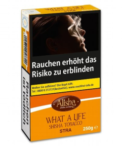 Alternative view of Wasserpfeifentabak-Alisha What a Life (Strawberry) 250g
